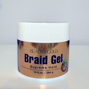 NEW- Black n gold
Braid Gel